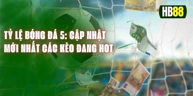 Tỷ Lệ Bóng Đá 5 - Cập Nhật Mới Nhất Các Kèo Đang Hot